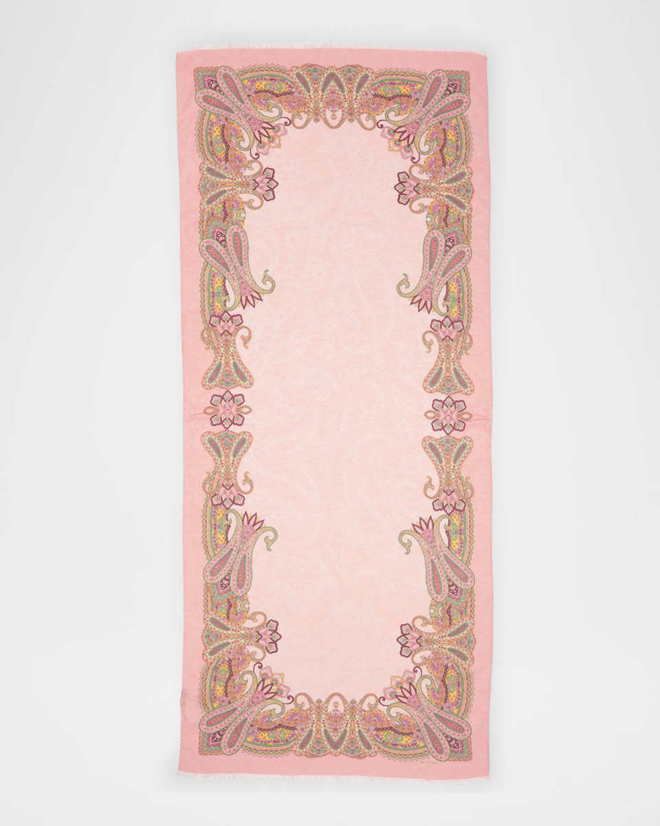 Boheme Paisley Border Scarf